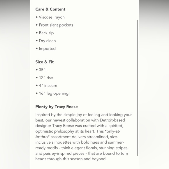 ✨ Anthropologie Cinched Tie-Back Romper Sz M - Picture 6 of 6